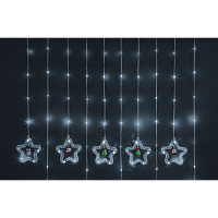 Гирлянда Navigator 95 013 NGF-D035-02 (бахрома звезды и фигурки СW 3*0.6м IP20)