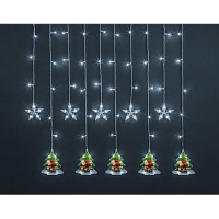 Гирлянда Navigator 95 028 NGF-D037-05 (бахрома звезды и елки СW 3*0.6м IP20)