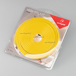 Гибкий неон GALAXY-1206-5000CFS-2835-100 12V Lemon (12x6mm, 12W, IP67) (Arlight, 12 Вт/м, IP67)