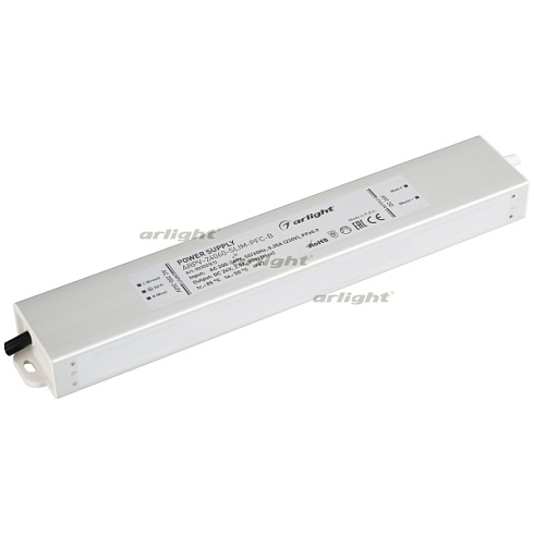 Блок питания ARPV-24060-SLIM-PFC-B (24V, 2.5A, 60W) (Arlight, IP67 Металл, 3 года)