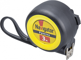 Рулетка Navigator 80 257 NMT-Ru01-A-3-16 (автостоп, 3 м*16 мм)