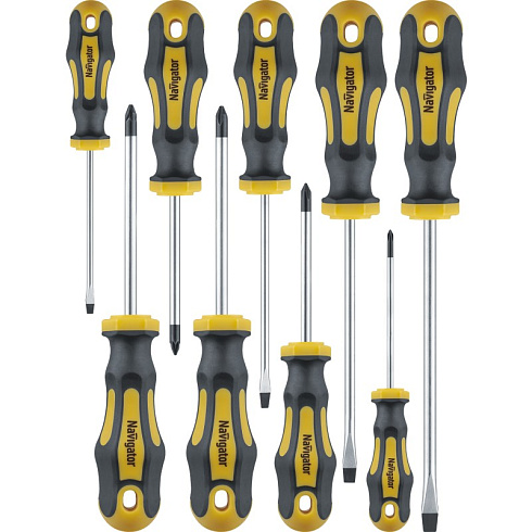 Отвёртка Navigator 95 269 NHT-Ot02-H9 (обычные, 9 шт)