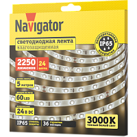 СД Лента Navigator 95 312 NLS-2835WW60-4.8-IP65-24V (3000К, 4,8W)