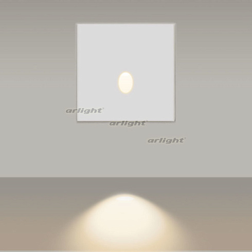 Светильник LT-GAP-S70x70-3W Warm3000 (WH, 30 deg) (Arlight, IP65 Металл, 3 года)