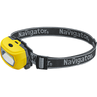 Фонарь Navigator 95 554 NPT-H40-ACCU налоб 1COBx3Вт,3 реж, Li-ion 1.2Ач