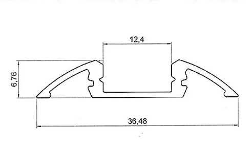 Профиль DL-IN 3605 (с рассеивателем)