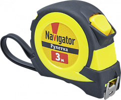 Рулетка Navigator 80 259 NMT-Ru02-A-3-16 (автостоп, 3 м*16 мм)