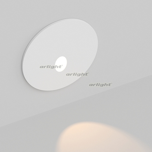 Светильник LT-GAP-R70-3W Warm3000 (WH, 30 deg) (Arlight, IP65 Металл, 3 года)