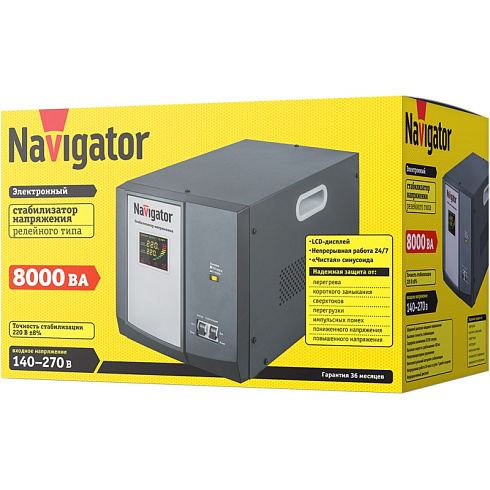Стабилизатор напряжения Navigator 61 771 NVR-RF1-8000
