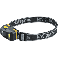 Фонарь Navigator 95 553 NPT-H39-ACCU налоб XPE LEDx3Вт+COBx3Вт,5 реж, Li-ion 0.5