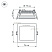 Светодиодная панель LT-S96x96WH 6W Day White 120deg (Arlight, IP40 Металл, 3 года)