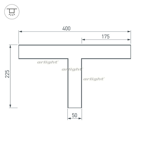 Тройник SL-LINE-5035 (Arlight, Металл)