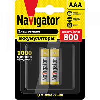 Аккумулятор Navigator 94 461 NHR-800-HR03-BP2 (ААА)