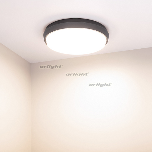 Светильник LGD-GIRO-R240-25W Day4000 (GR, 110 deg, 230V) (Arlight, IP54 Металл, 3 года)