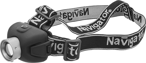 Фонарь Navigator 94 913 NPT-H06-3AAA налобный CREE 1LEDx5Вт 3 режима фокусировка