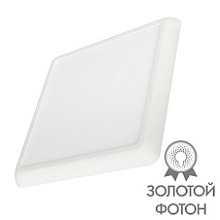 Светильник CL-FIOKK-S300x300-25W Day4000-MIX (WH, 120 deg, 230V) (Arlight, IP44 Пластик, 3 года)