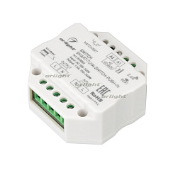 Контроллер-выключатель SMART-TUYA-SWITCH-PUSH-IN (230V, 1.5A, WiFi, 2.4G) (Arlight, IP20 Пластик, 5 лет)