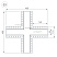 Крестовина SL-LINIA55-FANTOM (Arlight, Металл)