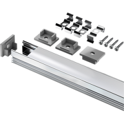 Профиль Navigator 95 327 NPR-02-SET накладной с рассеивателем