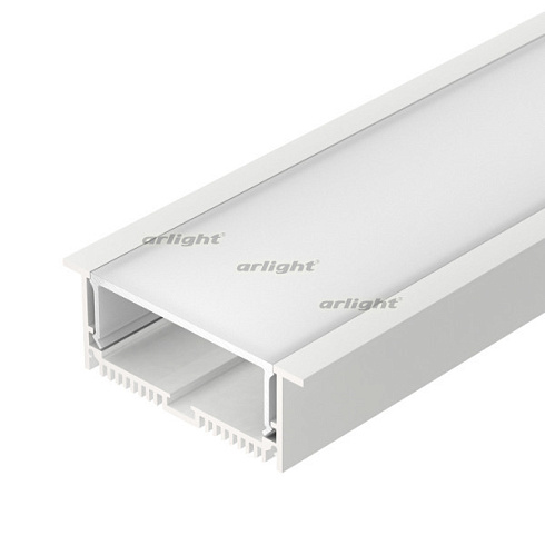 Профиль с экраном SL-LINIA88-F-2500 WHITE+OPAL (Arlight, Алюминий)