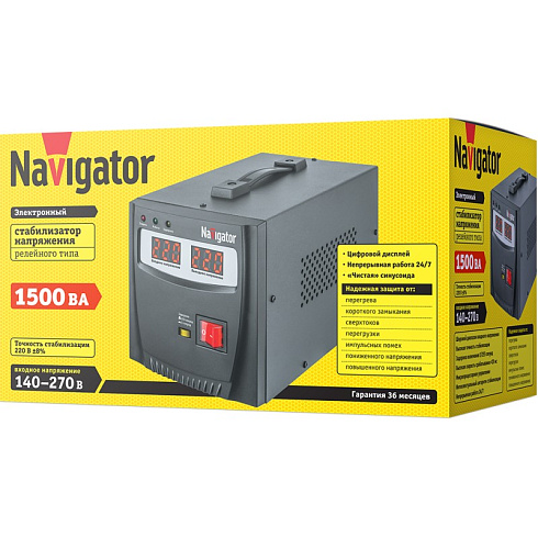 Стабилизатор напряжения Navigator 61 767 NVR-RF1-1500