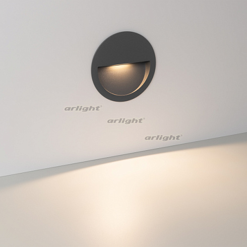 Светильник LTD-TRAIL-R115-4W Warm3000 (GR, 65 deg, 230V) (Arlight, IP65 Металл, 3 года)