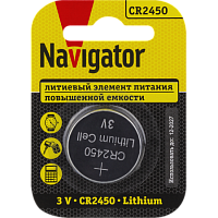 Элемент питания Navigator 93 824 NBT-CR2450-BP1