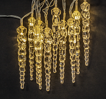 Гирлянда Navigator 80 721 NGF-D016-10WW-2AA сосульки прозрачные