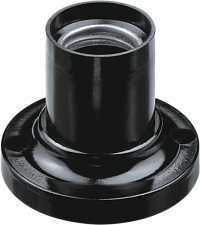 Патрон электрический Navigator 71 608 NLH-BL-W2-E27 карболит потолочный прямой Е27