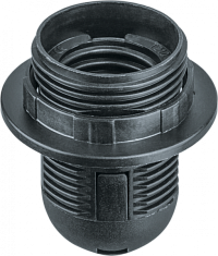 Патрон электрический Navigator 61 351 NLH-PL-R1-E27-BL пластик люстровый с кольцом