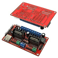 Модуль электронный: L298N V3 / 4-DC motor driver