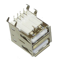 Разъём USB SZC USBA-2J (SZC), 2 гнезда