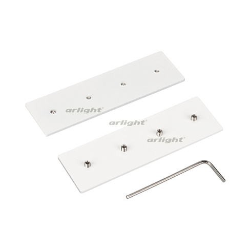 Коннектор прямой MAG-CON-45-SIDE (WH) (Arlight, Металл)