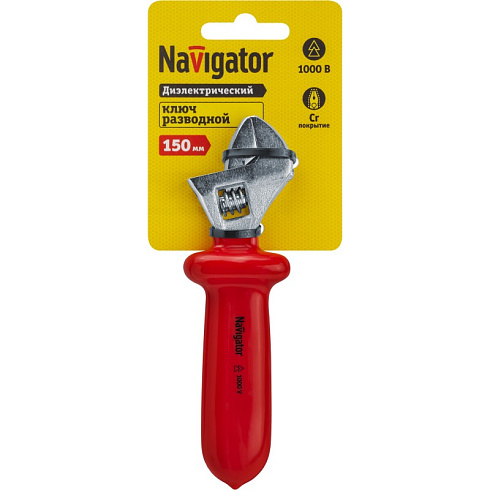 Ключ Navigator 93 418 NHT-Krad01-150 (разводной, раскрытие до 19 мм)