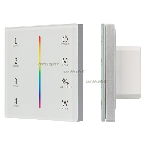 Панель Sens SMART-P22-RGBW White (12-24V, 4x3A, 2.4G) (Arlight, IP20 Пластик, 5 лет)