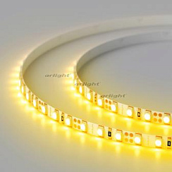 Лента RT 2-5000 12V Yellow 5mm 2x (3528, 600 LED, LUX) (Arlight, 9.6 Вт/м, IP20)