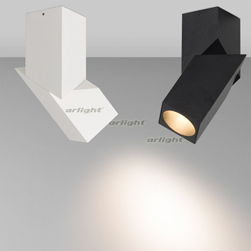 Светильник SP-TWIST-SURFACE-S60x60-12W Warm3000 (BK, 30 deg) (Arlight, IP40 Пластик, 3 года)