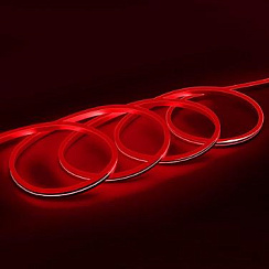 Гибкий неон 0816 12V PVC Красный 9 Вт/м