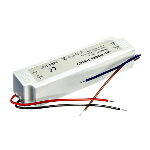 Блок питания 12V 20W IP67 (пластик)