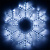 Фигура ARD-SNOWFLAKE-M5-600x600-360LED White (230V, 20W) (Ardecoled, IP65)