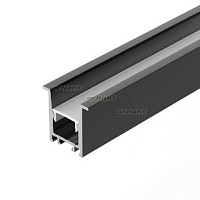 Профиль SL-COMFORT-2322-F-2000 ANOD BLACK (Arlight, Алюминий)
