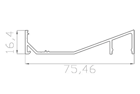 Профиль DL-IL 7515 (с рассеивателем)