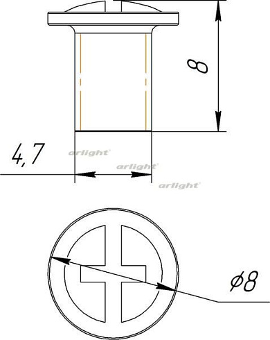 Подвес MAG-HANG-45-L2000 (SL) (Arlight, Металл)