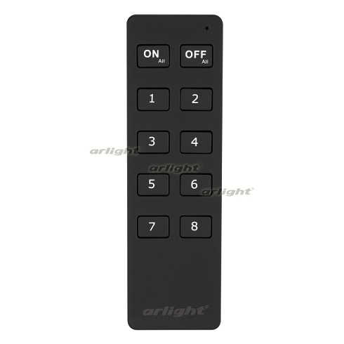 Пульт SMART-R8-DIM (8 зон, 2.4G) (Arlight, IP20 Пластик, 5 лет)
