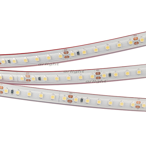 Лента герметичная RTW-PS-A120-10mm 24V Warm3000 (9.6 W/m, IP67, 2835, 50m) (Arlight, Закрытый)
