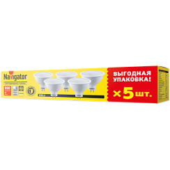 Лампа Navigator 95 325 NLL-MR16-8-230-4K-GU5.3-PACK5