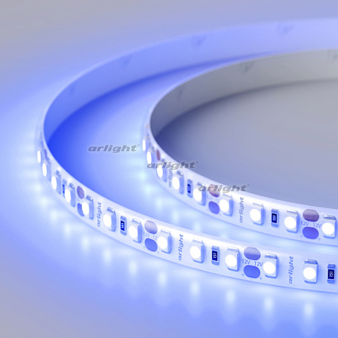 Лента RTW 2-5000SE 12V Blue 2x (3528, 600 LED,LUX) (Arlight, 9.6 Вт/м, IP65)