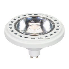 Лампа AR111-UNIT-GU10-15W-DIM Warm3000 (WH, 24 deg, 230V) (Arlight, Металл)