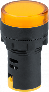 Лампа индикаторная Navigator 82 806 NBI-I-AD22-24-Y желтая d22мм 24В AC/DC