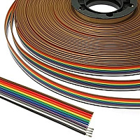 Шлейф: RC-10 Color 22AWG Cu pitch 1.7 mm